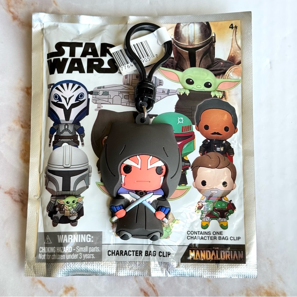 Ahsoka Tano Figural Bag Clip/Keychain Monogram Star Wars The Mandalorian